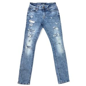 Aeropostale Skinny Stretch Destroyed Jeans 28Wx32L